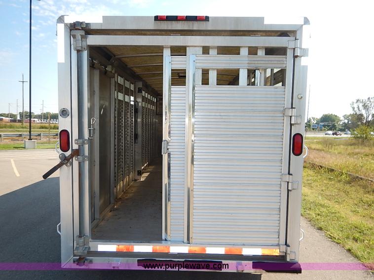 image for item I5457 2004 Liberty 20' gooseneck stock trailer