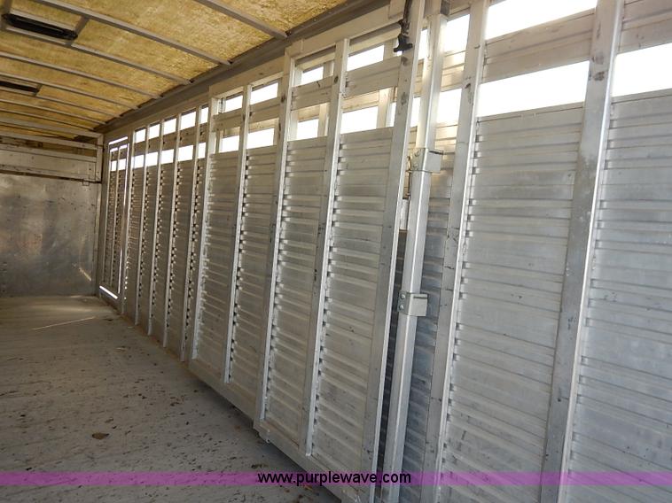 image for item I5457 2004 Liberty 20' gooseneck stock trailer