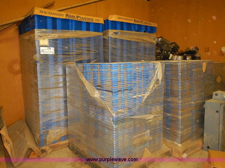 image for item J3059 Approximately 3,200 Agri plastic feed bag pallets