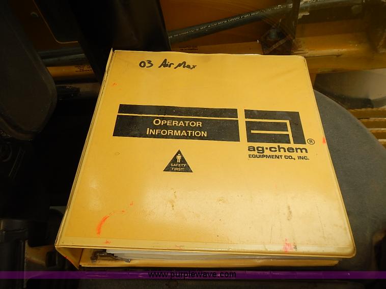 image for item J3085 2003 Ag-Chem TerraGator 8104 Air-Flow self-propelled applicator