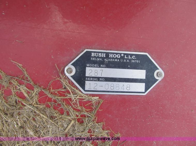 image for item Z9119 Bush Hog 287 Stump Jumper rotary mower