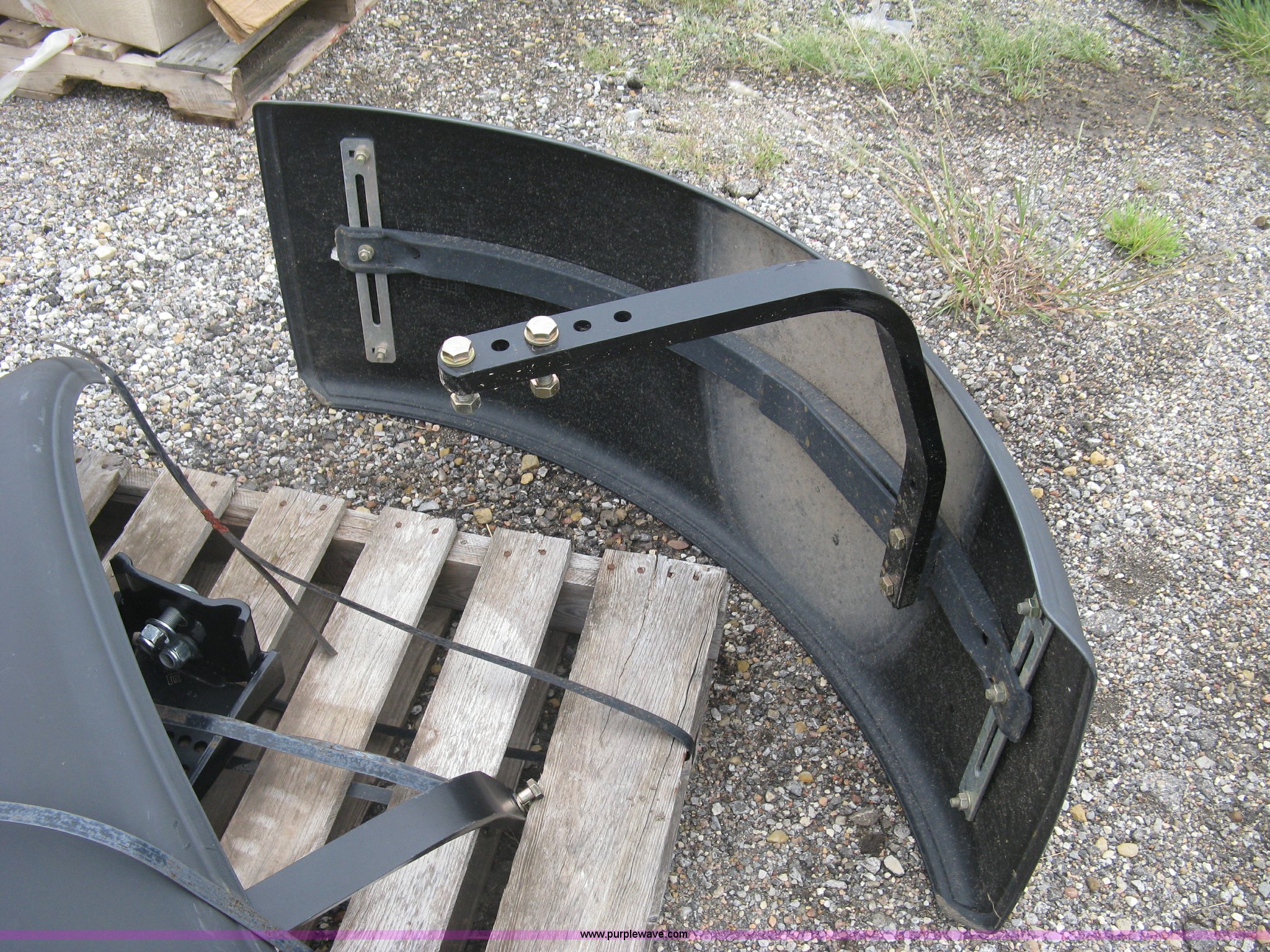 (2) poly front wheel tractor fenders in Hesston, KS Item BE9124 sold
