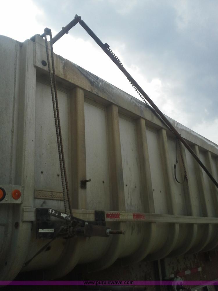 image for item AW9881 1990 Fruehauf aluminum end dump trailer