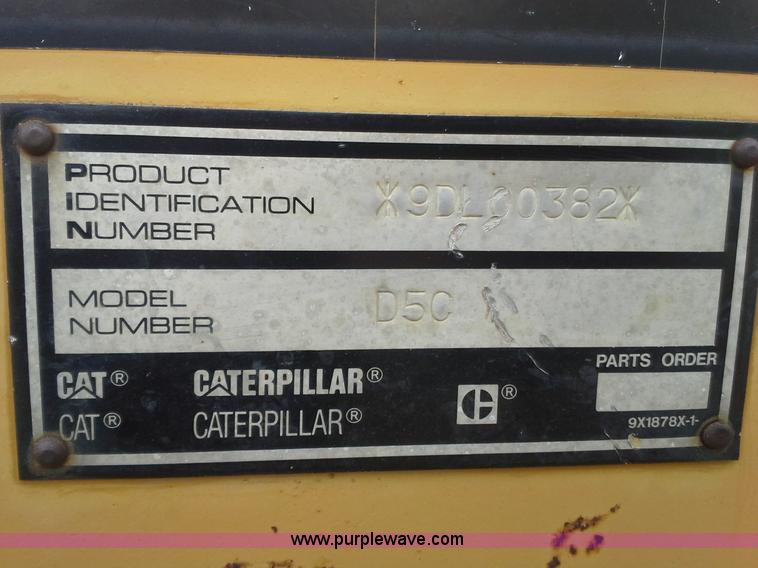 image for item AW9894 1994 Caterpillar D5C XL dozer