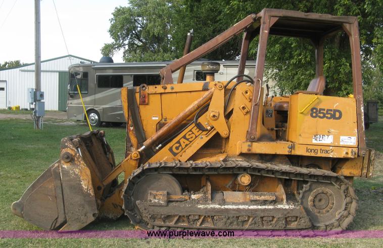 image for item E7998 1991 Case 855D long track loader