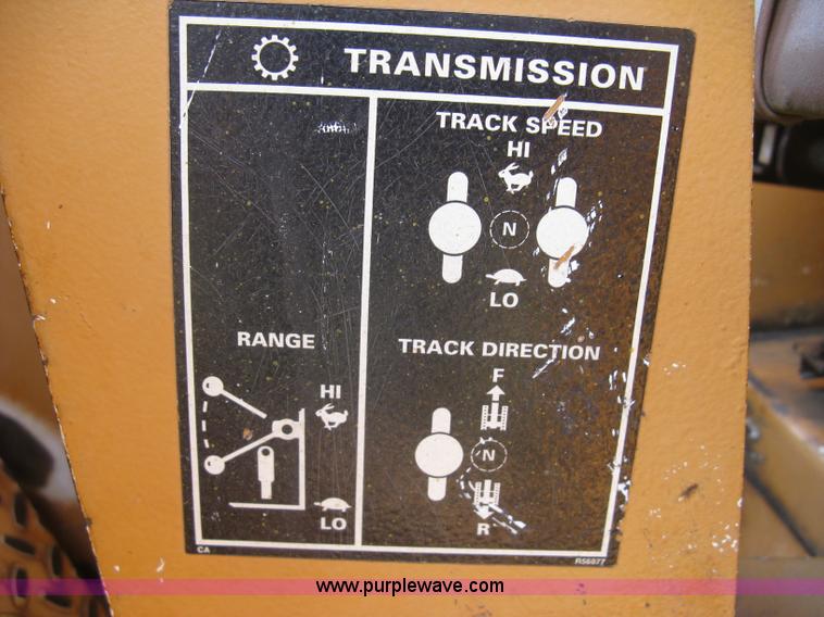 image for item E7998 1991 Case 855D long track loader