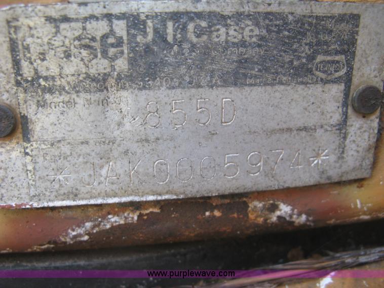 image for item E7998 1991 Case 855D long track loader