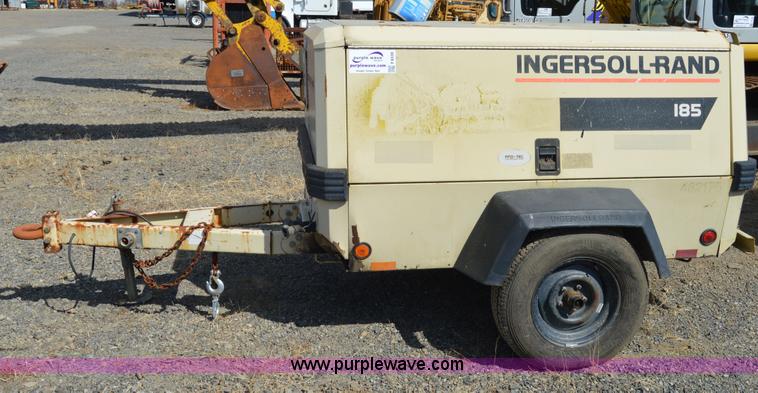 image for item F8338 2000 Ingersoll Rand 185 air compressor
