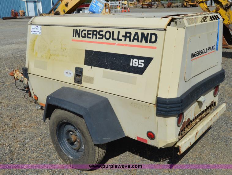image for item F8338 2000 Ingersoll Rand 185 air compressor