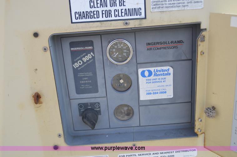 image for item F8338 2000 Ingersoll Rand 185 air compressor