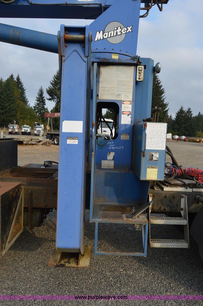 image for item F8344 1997 Peterbilt 357 truck with Manitex crane