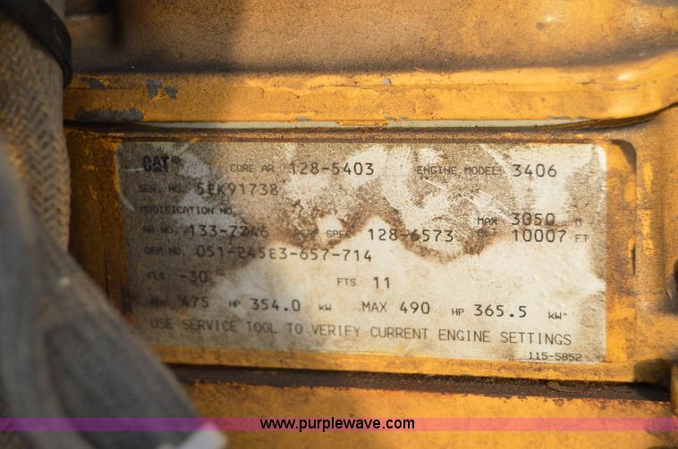 image for item F8344 1997 Peterbilt 357 truck with Manitex crane