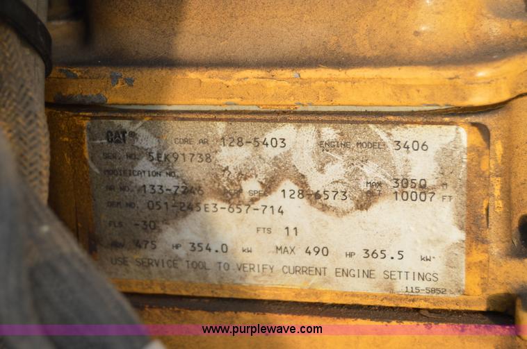 image for item F8344 1997 Peterbilt 357 truck with Manitex crane