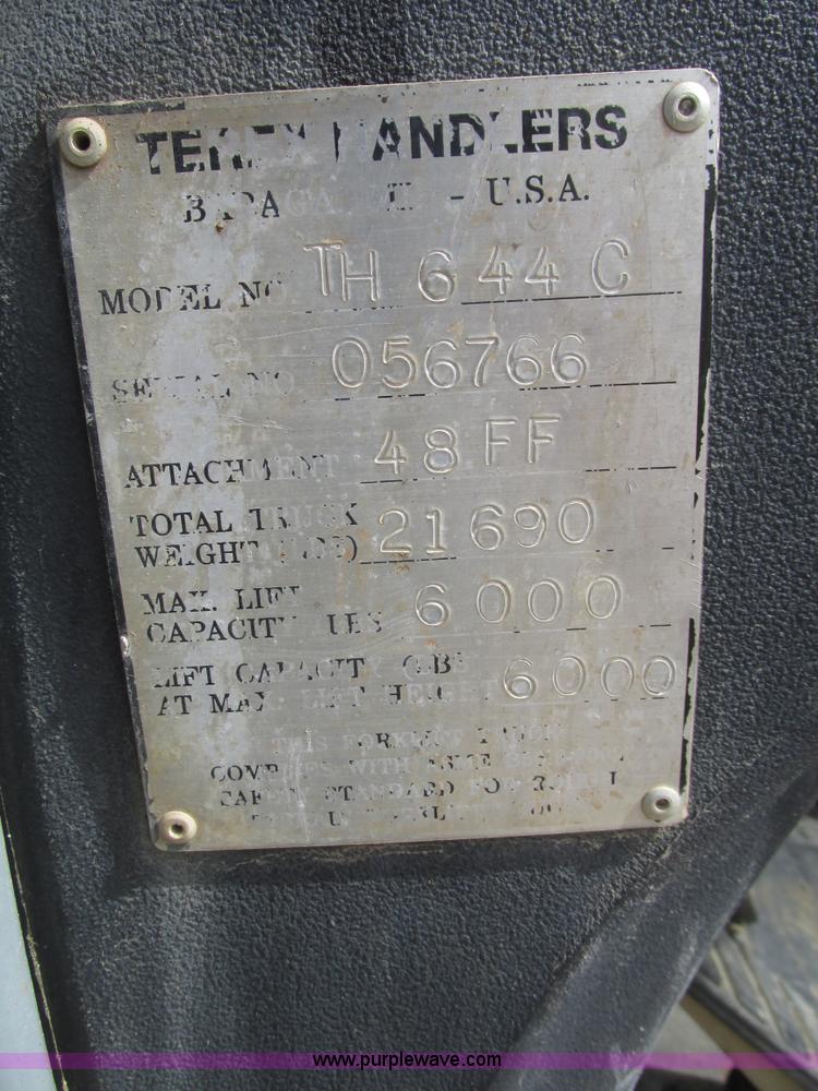 image for item G9939 2005 Terex TH644C Hi-Profile telehandler