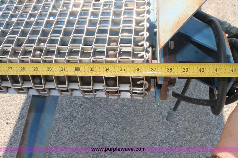 image for item H1698 30' x 36" steel mesh mobile conveyor