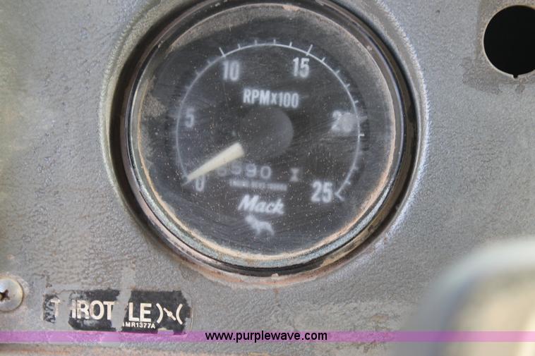 image for item H1706 1991 Mack RD690S mixer truck