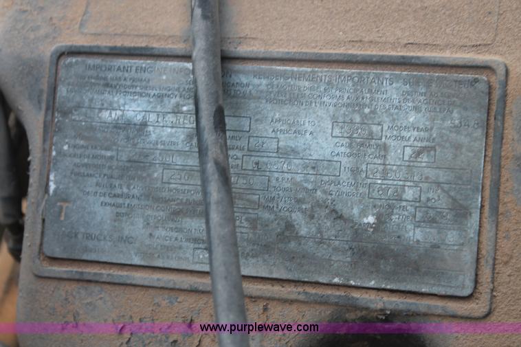 image for item H1707 1991 Mack RD690S mixer truck