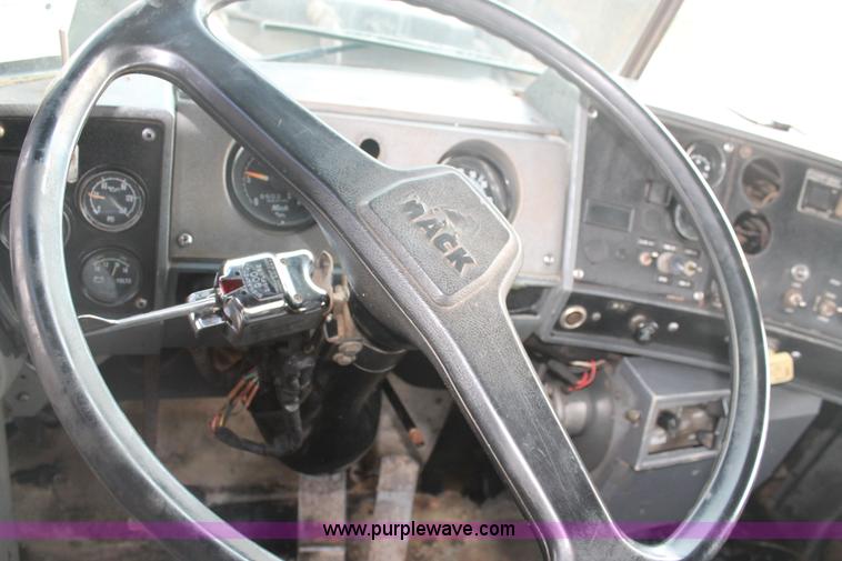 image for item H1707 1991 Mack RD690S mixer truck