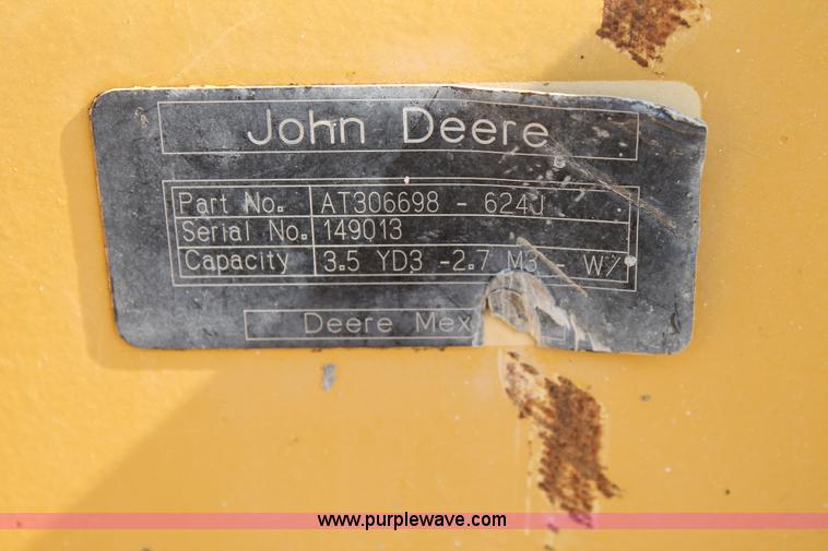 image for item H1713 2002 John Deere 624H wheel loader