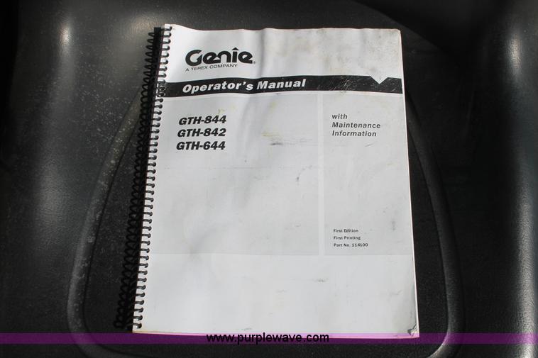 image for item H5602 2006 Genie GTH-844 telehandler
