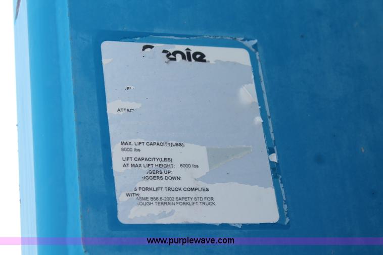 image for item H5602 2006 Genie GTH-844 telehandler