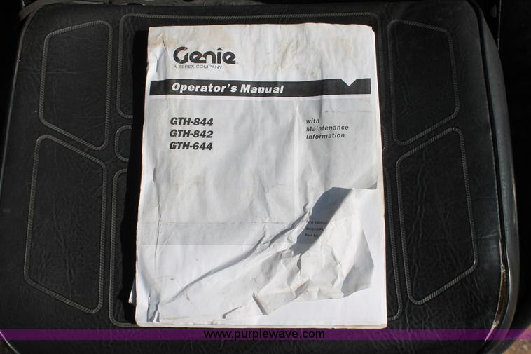 image for item H5603 2007 Genie GTH-842 telehandler