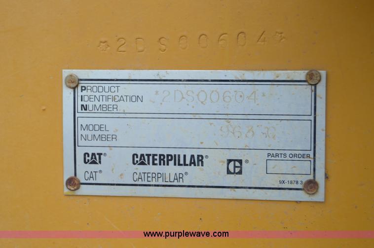 image for item I2987 1999 Caterpillar 963C track loader