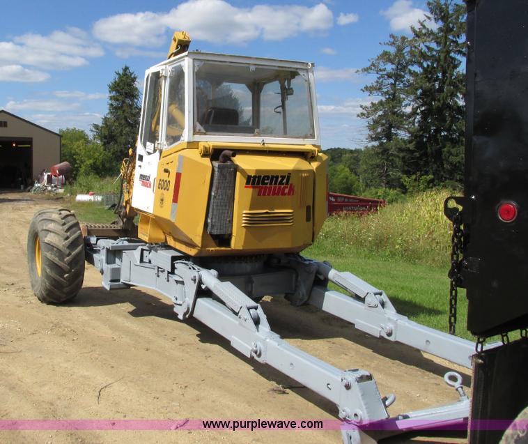 image for item I3830 1992 Menzi Muck 6000T2 excavator