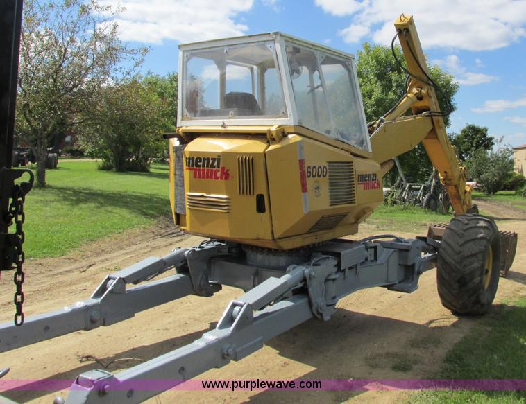 image for item I3830 1992 Menzi Muck 6000T2 excavator