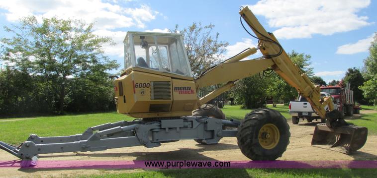 image for item I3830 1992 Menzi Muck 6000T2 excavator