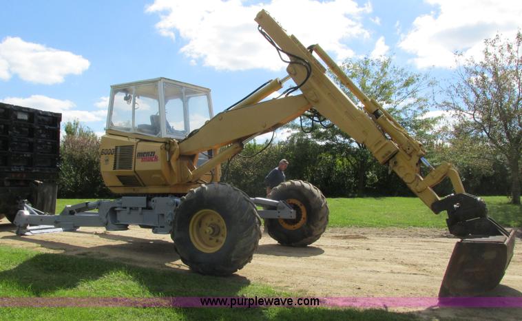 image for item I3830 1992 Menzi Muck 6000T2 excavator