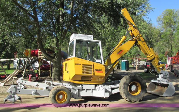 image for item I3831 1995 Menzi Muck 6000T2M excavator