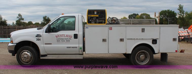 image for item I5858 2004 Ford F450 Super Duty XL utility truck