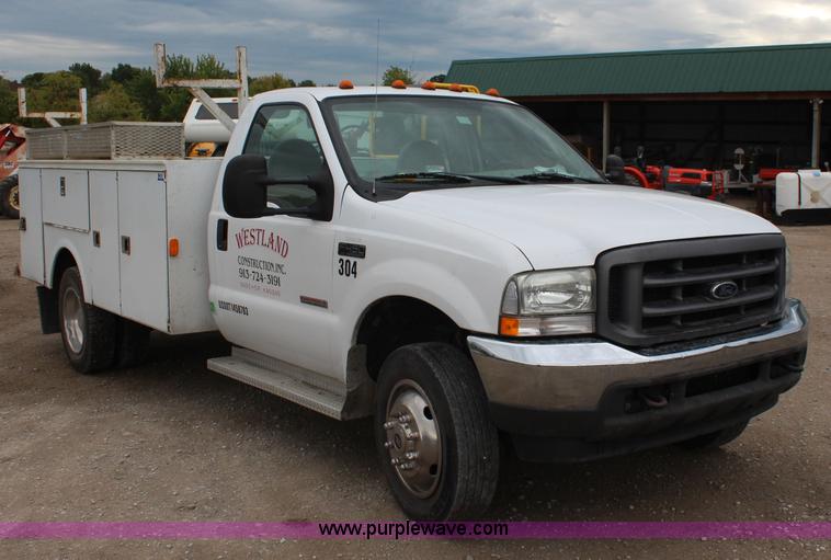 image for item I5858 2004 Ford F450 Super Duty XL utility truck