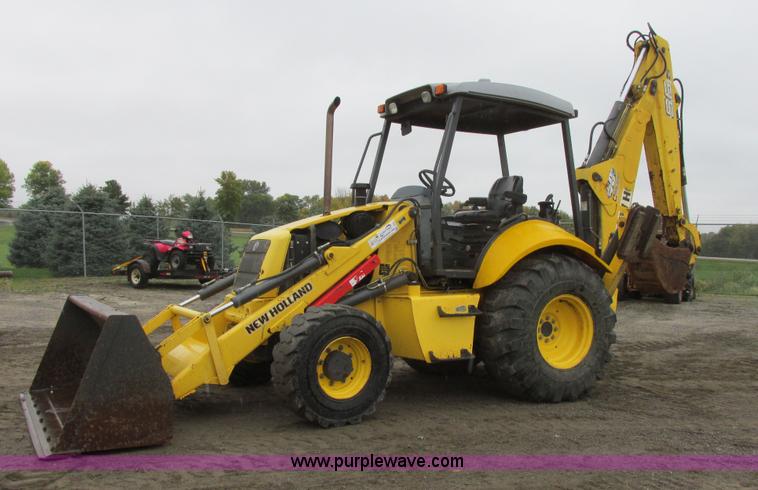image for item I6034 2006 New Holland B95 backhoe