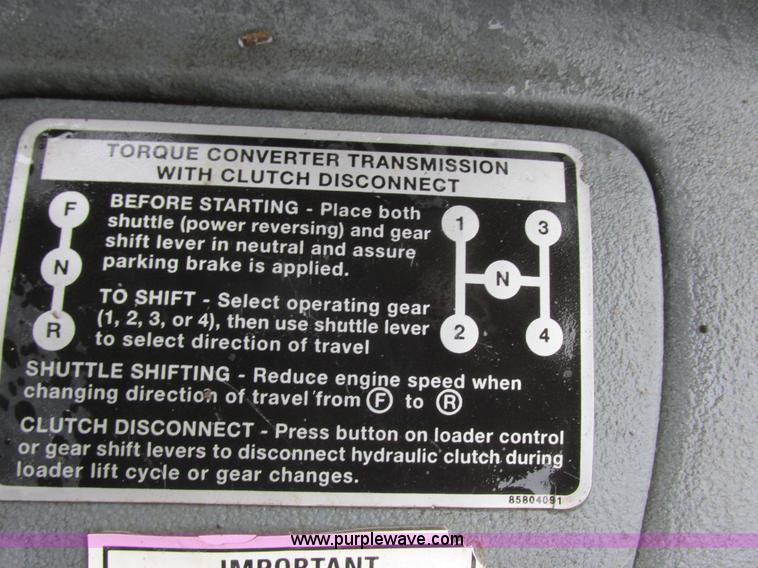 image for item I6034 2006 New Holland B95 backhoe