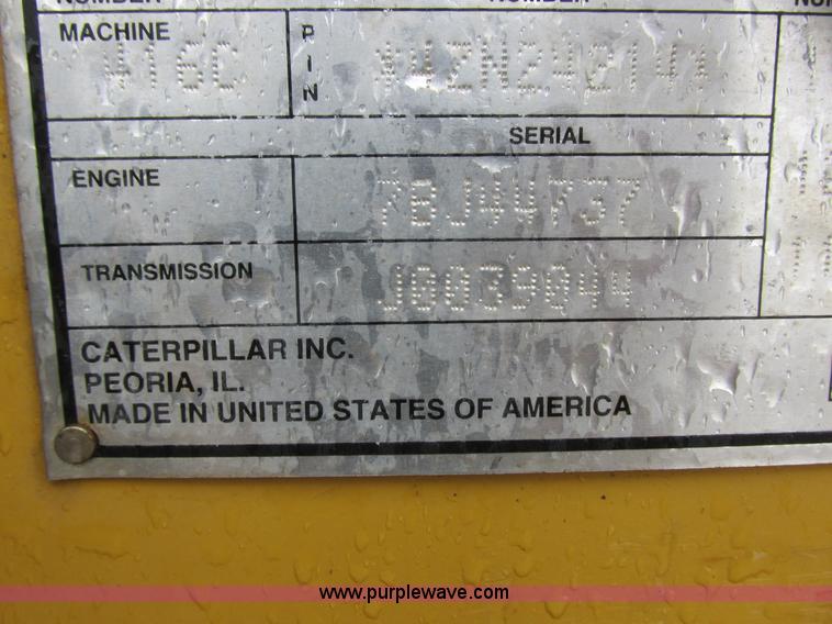 image for item I6035 2001 Caterpillar 416C backhoe