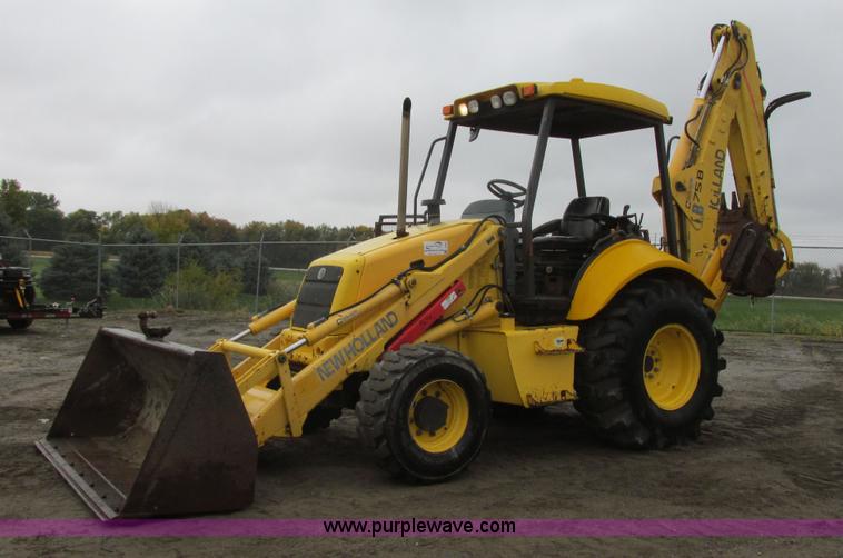 image for item I6036 2005 New Holland LB75B backhoe