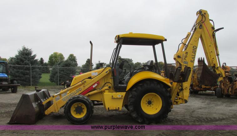 image for item I6036 2005 New Holland LB75B backhoe