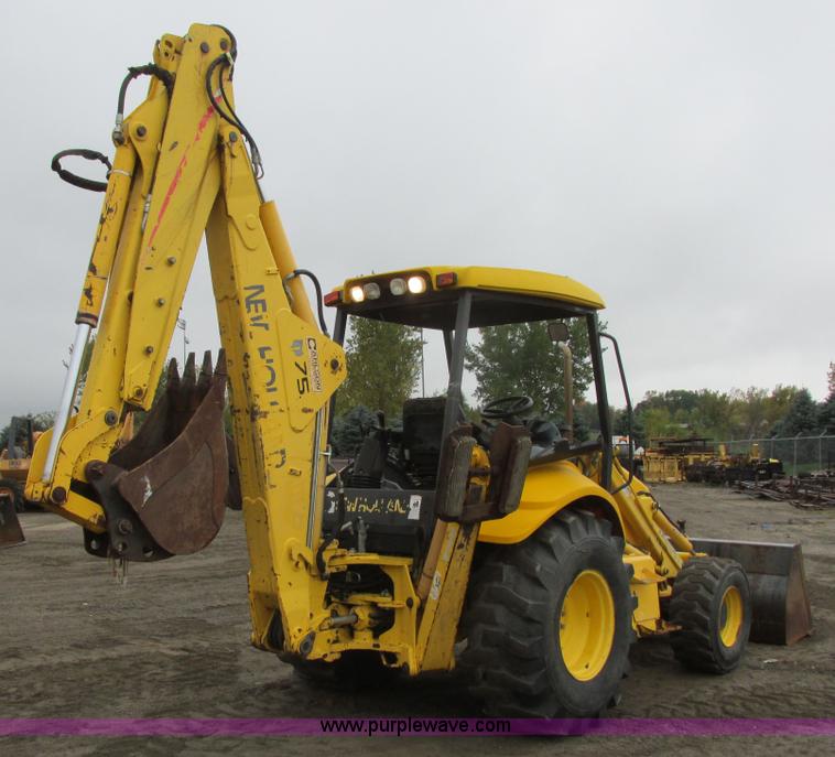 image for item I6036 2005 New Holland LB75B backhoe