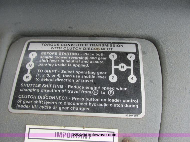 image for item I6036 2005 New Holland LB75B backhoe