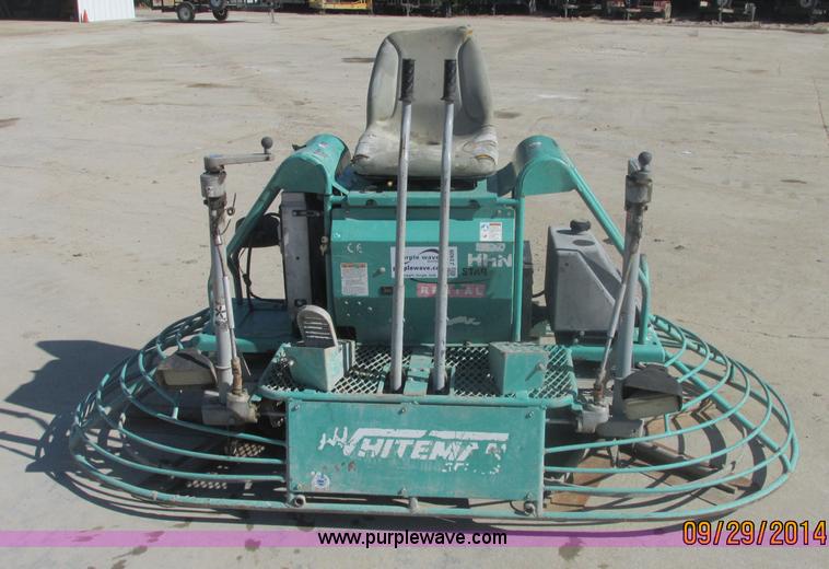 image for item J2409 2011 Multiquip Whiteman ride-on power trowel