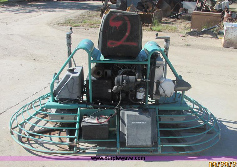 image for item J2409 2011 Multiquip Whiteman ride-on power trowel