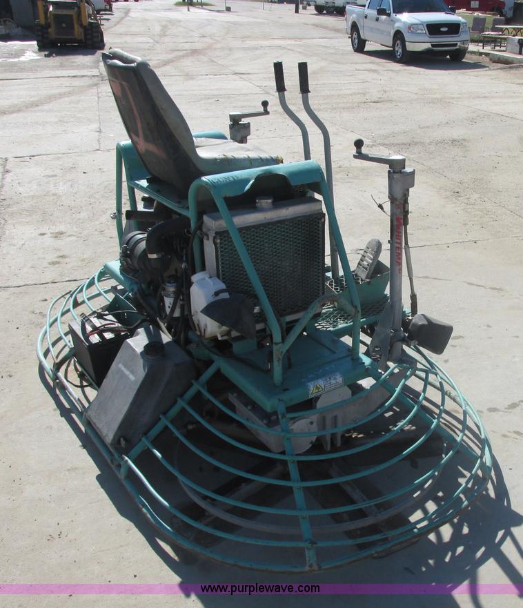 image for item J2409 2011 Multiquip Whiteman ride-on power trowel