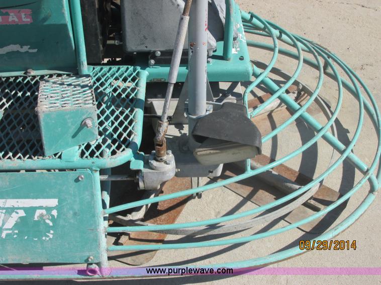 image for item J2409 2011 Multiquip Whiteman ride-on power trowel