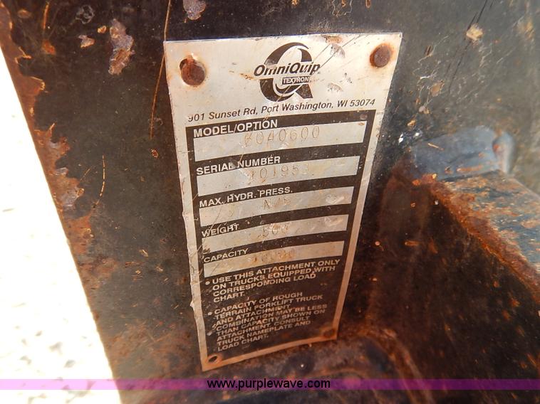 image for item J3018 2000 Sky Trak 6036 telehandler