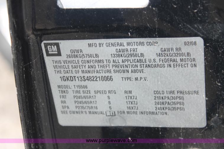 image for item AJ9327 2008 GMC Envoy SLE SUV