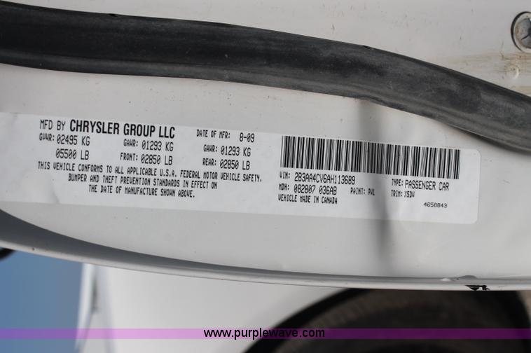 image for item AJ9329 2010 Dodge Charger