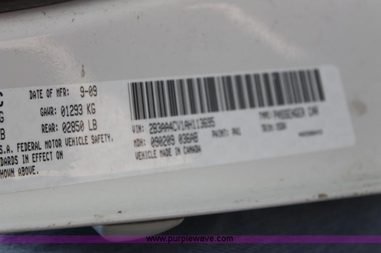 image for item AJ9331 2010 Dodge Charger