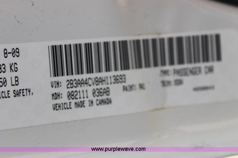 image for item AJ9334 2010 Dodge Charger